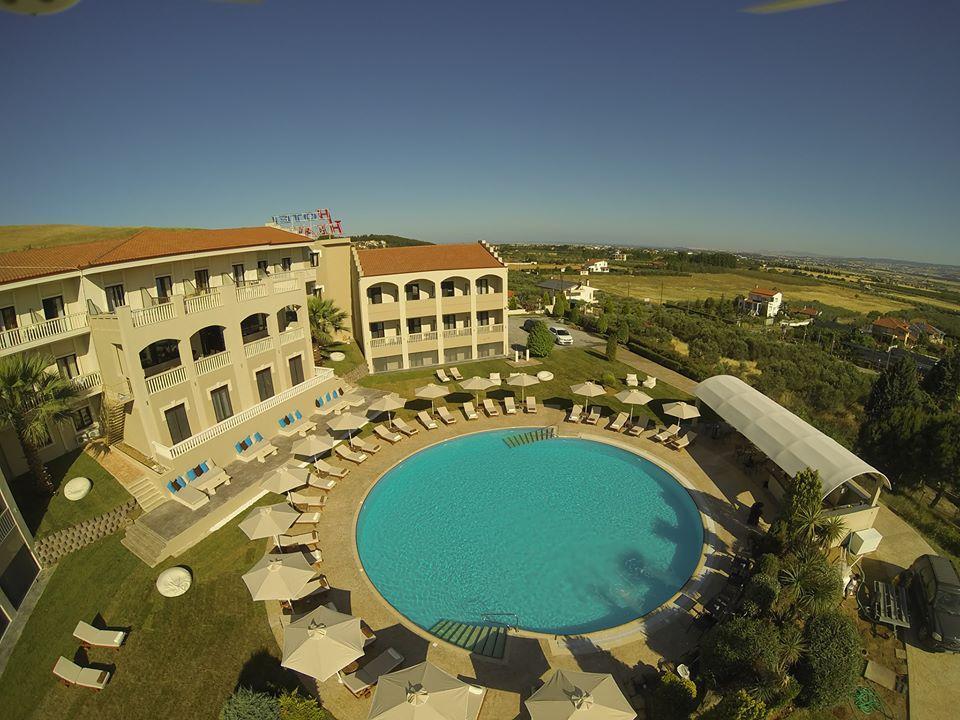Heaven Hotel Thessaloniki Airport Neon Rysion Bagian luar foto