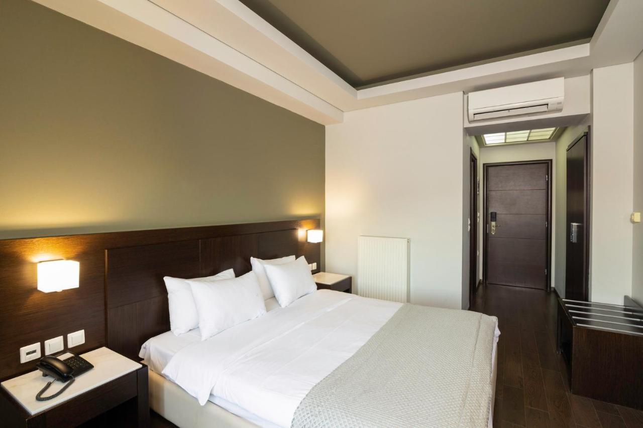 Heaven Hotel Thessaloniki Airport Neon Rysion Bagian luar foto